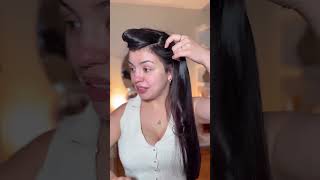 hair straightener curl 101 ✨ hairtok hairstraightener flatiron flatironcurls hairhack [upl. by Sonnnie]