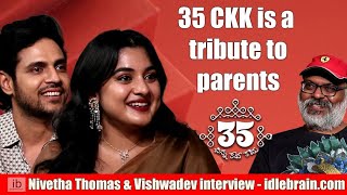 Jeevi interviews Nivetha Thomas and Vishwadev for 35  Chinna Katha Kaadu [upl. by Sharon219]