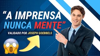 Joseph Goebbels e a Impressa que só fala Verdades [upl. by Sinnard]