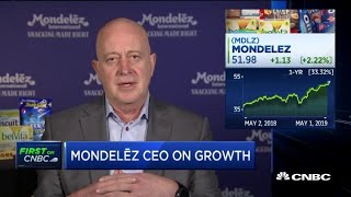 Watch CNBCs full interview with Mondelez CEO Dirk Van Put [upl. by Ateuqirne]