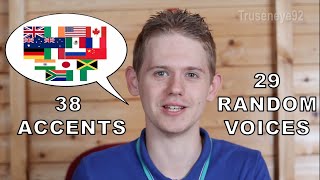 The English Language in 67 Accents amp Random Voices [upl. by Dreeda]