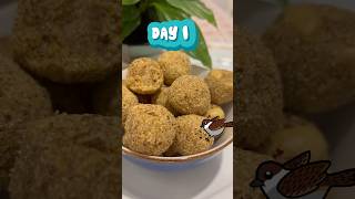 Day1 millet challenge foxtail millet ladoo  thinai pasiparuppu urundai shorts viralvideo [upl. by Lyndsie]