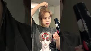 ✨️Korean middle part hairstyle part 9✨️shorts ytshortsindia viralvideo kpop [upl. by Lehcir]