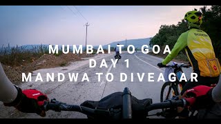 Mumbai to Goa Cycling Journey Day 1 [upl. by Columbyne]