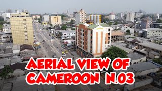 Aerial View Of Douala Capital Economic Of Cameroon N 03 [upl. by Willem]