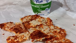 Viral Cottage Cheese Chips in Microwave 4 Gr Net Carbs [upl. by Yedorb]