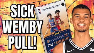 I KEEP HITTING WEMBY  202324 Panini Hoops TWO HOBBY BOX Review [upl. by Ellenor]