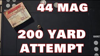 1ST ATTEMPT 200 YARDS 44 MAG BARNES VORTX [upl. by Guy]