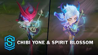 Chibi Yone amp Chibi Spirit Blossom Yone  Teamfight Tactics [upl. by Arlynne]