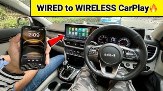 Converted WIRED Carplay to WIRELESS Easily😍  Carlizem Wireless Adapter [upl. by Nozicka]