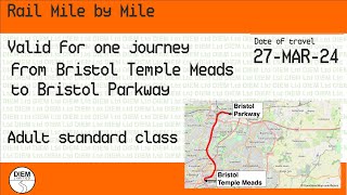 Bristol Temple Meads to Bristol Parkway  Rail Mile by Mile [upl. by Drawyeh498]