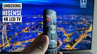 Unboxing Hisense 58 inches 4K Ultra HD Smart Android LED TV 58A71F  With Dolby Vision and ATMOS [upl. by Aihsel]