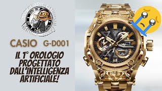 Il primo orologio progettato dallintelligenza artificiale Casio GShock GD001 [upl. by Eillo943]