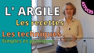 lARGILE verte RECETTES et ASTUCES vidéo pratique [upl. by Glasgo635]