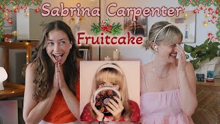 Reaction Fruitcake  Sabrina Carpenter CHRISTMAS EP 🎄 [upl. by Mame]