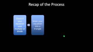 Triangle method for GCSE Physics Equations [upl. by Laynad]