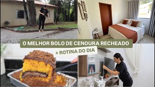 Bolo de cenoura chocolatudolimpei o quintal chuvinha boa quarto limpinho e mais  LAíS VELOSO [upl. by Floss524]