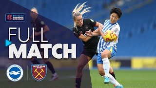 Full Match Brighton amp Hove Albion v West Ham United  Barclays WSL 202425 [upl. by Carlene]