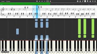 Tom Waits  Innocent When You Dream Barroom  Piano tutorial and cover Sheets  MIDI [upl. by Adnarym]