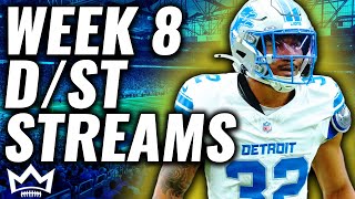 5 MUST ADD Defenses to Dominate Week 8  2024 Fantasy Football [upl. by Mathre697]