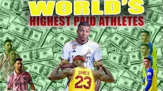 Worlds Highest Paid Athletes in 2024  Who Tops the List 🌟 [upl. by Llehsim963]