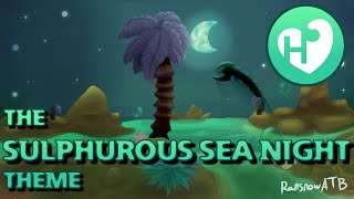 Terraria Calamity Mod Music  quotcaustic tidesquot  Theme of the Sulphurous Sea Night [upl. by Tiebout714]