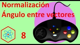 Normalizacion y ángulo entre vectores  8  Física para videojuegos [upl. by Finley163]