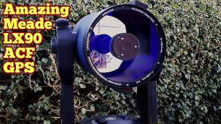 Amazing Meade LX90 ACF GPS 8 Inch SchmidtCassegrain Telescope [upl. by Sammie]