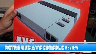 RetroUSB AVS Console InDepth Review [upl. by Nodarse]