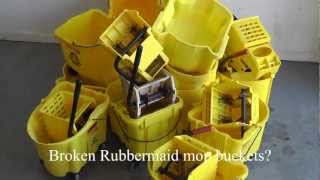 Rubbermaid Mop Bucket Repair Options [upl. by Atinihs]