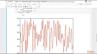 Developing Advanced Plots with Matplotlib  Interactive Plots in the Jupyter Notebook  packtpubcom [upl. by Notanhoj127]