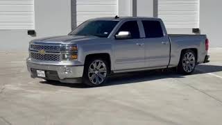 2015 dropped Silverado on 22s [upl. by Attehcram]