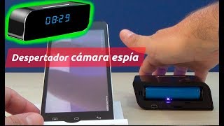 🔻Cámara espía reloj WiFi 🔻 Configuración🔻 Visualización remota APP móvil 🔻 Instalación batería🔻 [upl. by Nonah]