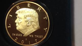 2017 President Trump Ingratiation Coin [upl. by Lodmilla]