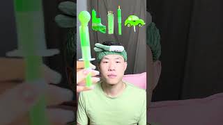 🥝🧃💚🎧ASMR Greenthemed Mukbang  Perfect for Sleepimmersive asmr asmrsounds funny [upl. by Aihsrop142]