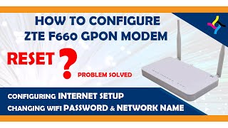 How to configure change wifi password and name ZTE F660 GPON modem if reseted AndmtaTube [upl. by Jesse]