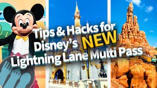 Tips amp Hacks for Disneys NEW Lighting Lane Multi Pass [upl. by Aianat957]