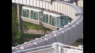 Дюссельдорф аэропорт на монорельсе бесплатно Hbahn Düsseldorf Flughafen Skytrain Düsseldorf Airport [upl. by Buffo]