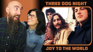 Three Dog Night  Joy To The World REACTION with my wife [upl. by Nairrot]