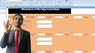 How to design a marksheet using report wizard in ms access in hindi and english [upl. by Osbourne]