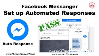 Set up automated responses in facebook messenger  Auto Response [upl. by Assena]