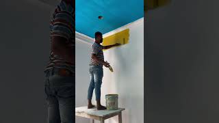 Interior Paint trendingvideo art diypaint ytshorts fyp diy bollywood song newsong music [upl. by Camfort]