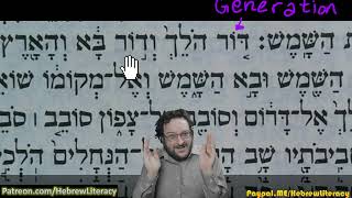 Hebrew immersion Qoheleth 145 Ecclesiastes every Hebrew word explained [upl. by Kippie]