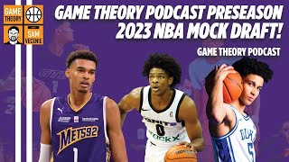 2023 NBA Mock Draft Podcast Preseason Edition Wembanyama Scoot Thompsons and more [upl. by Anirrak]