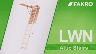 FAKRO attic ladders  LWN USA [upl. by Releehw]