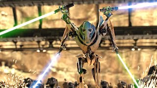 General Grievous vs ObiWan Kenobi 4K HDR  Star Wars Revenge of the Sith [upl. by Aniteb640]