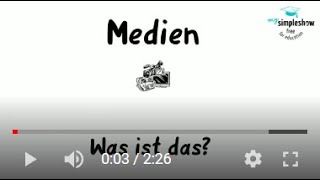 Was sind Medien [upl. by Faber]