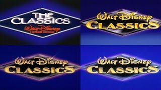 Walt Disney Classics Logos 19841994 1080p 60fps [upl. by Nairadas]