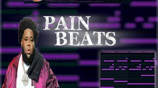 How to make PAIN BEATS for ROD WAVE  FL Studio Tutorial [upl. by Tanberg]