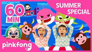 Baby Shark Dance and more  Summer Songs Special  Compilation  Pinkfong Songs for Children [upl. by Rainger]